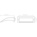 Fontana per Piscina in Acciaio Inossidabile 30x9x26 cm Argento