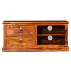 Mobile Porta TV in Legno Massello di Acacia 90x30x40 cm