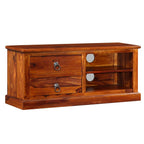 Mobile Porta TV in Legno Massello di Acacia 90x30x40 cm