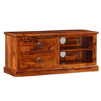 Mobile Porta TV in Legno Massello di Acacia 90x30x40 cm