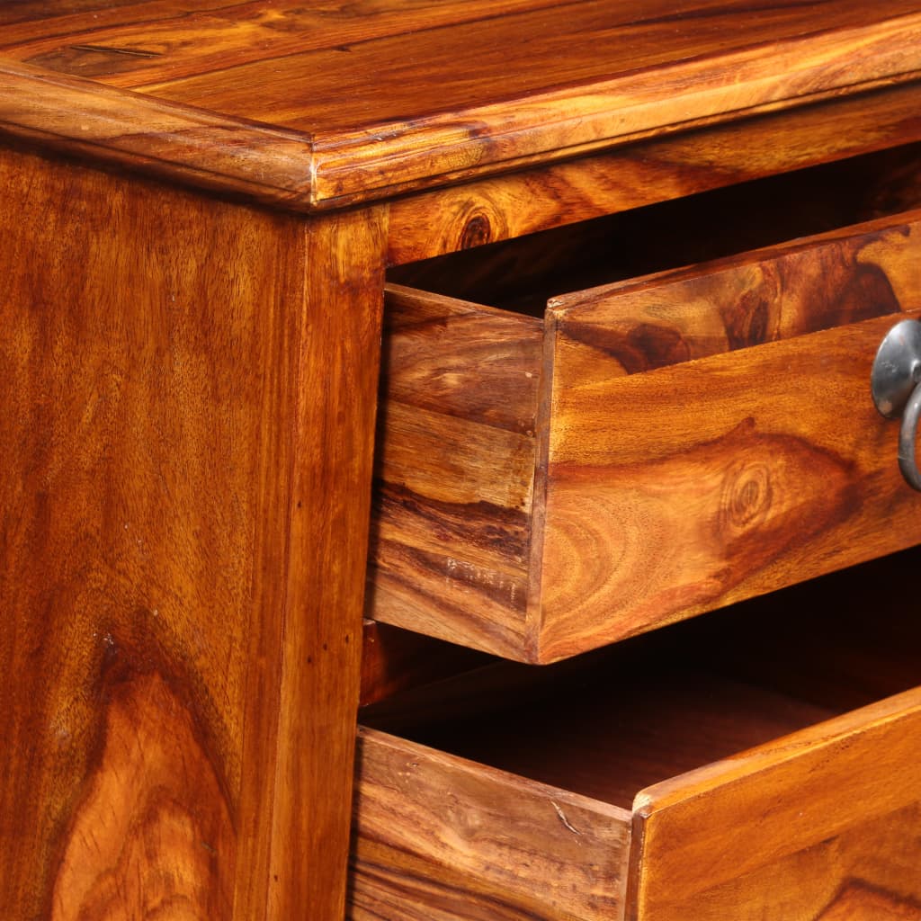 Mobile Porta TV in Legno Massello di Acacia 90x30x40 cm
