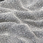 Copriletto in Cotone a Spina di Pesce 220x250 cm Blu Marino