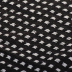 Copriletto in Cotone a Quadri 160x210 cm Nero