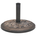 Base per Parasole Circolare in Resina Bronzo 9 kg