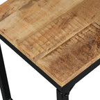 Panca in Legno Massello di Mango 110x35x45 cm