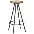 Sedie da Bar 4 pz Legno Massello di Recupero
