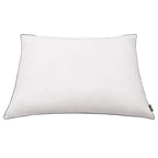 Set 2 Cuscini Piuma 70x60 cm Bianchi Microfibra