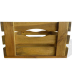 Cassetta per Mele Set 2 pz in Legno Massello di Acacia