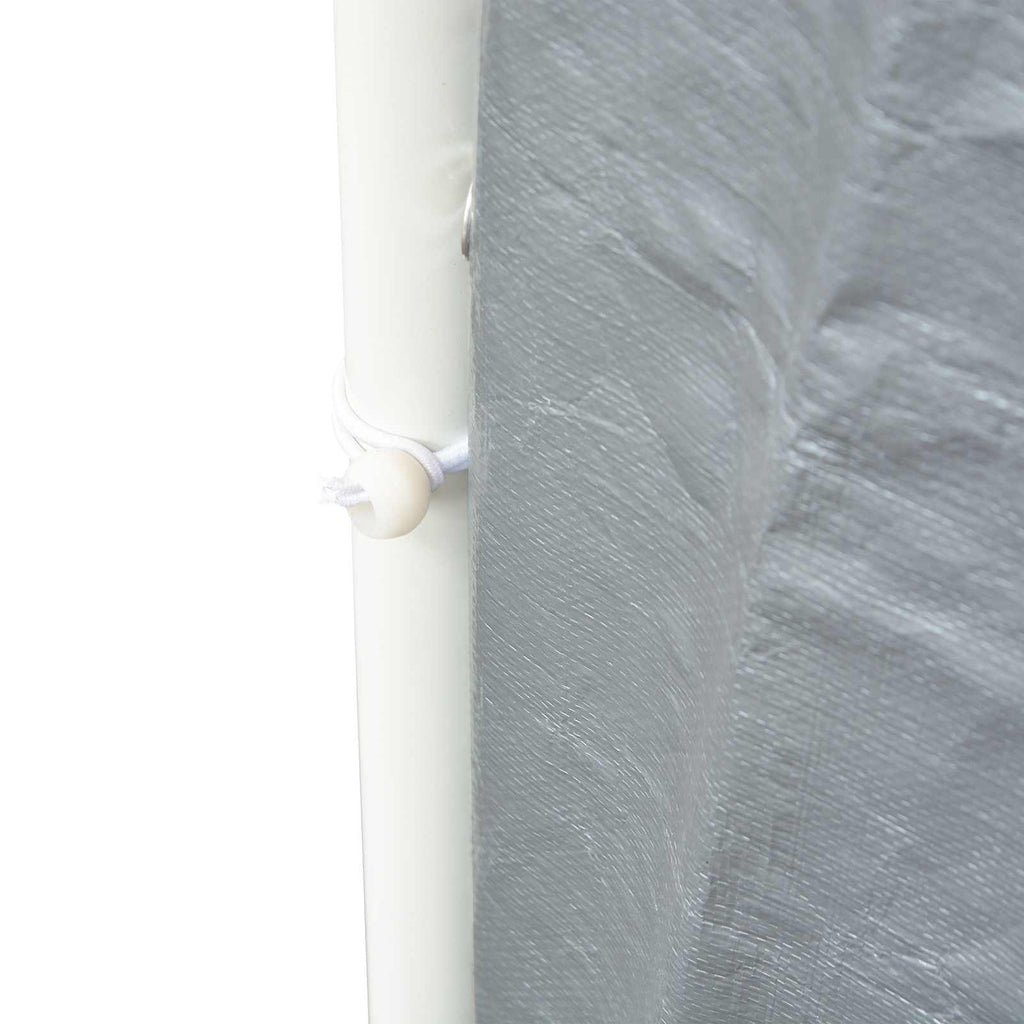 Tessuto per tenda senza struttura Grigio 12 x 6 m PE