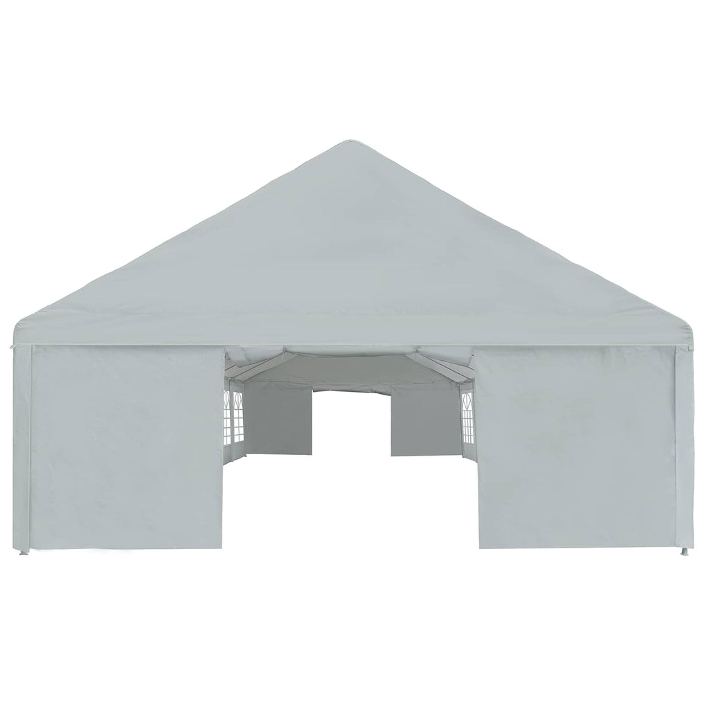 Tessuto per tenda senza struttura Grigio 12 x 6 m PE