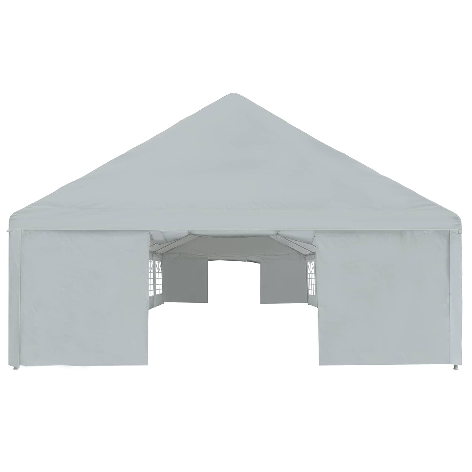 Tessuto per tenda senza struttura Grigio 12 x 6 m PE