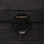 Baule in Legno Massello Stile Vintage 120x30x40 cm
