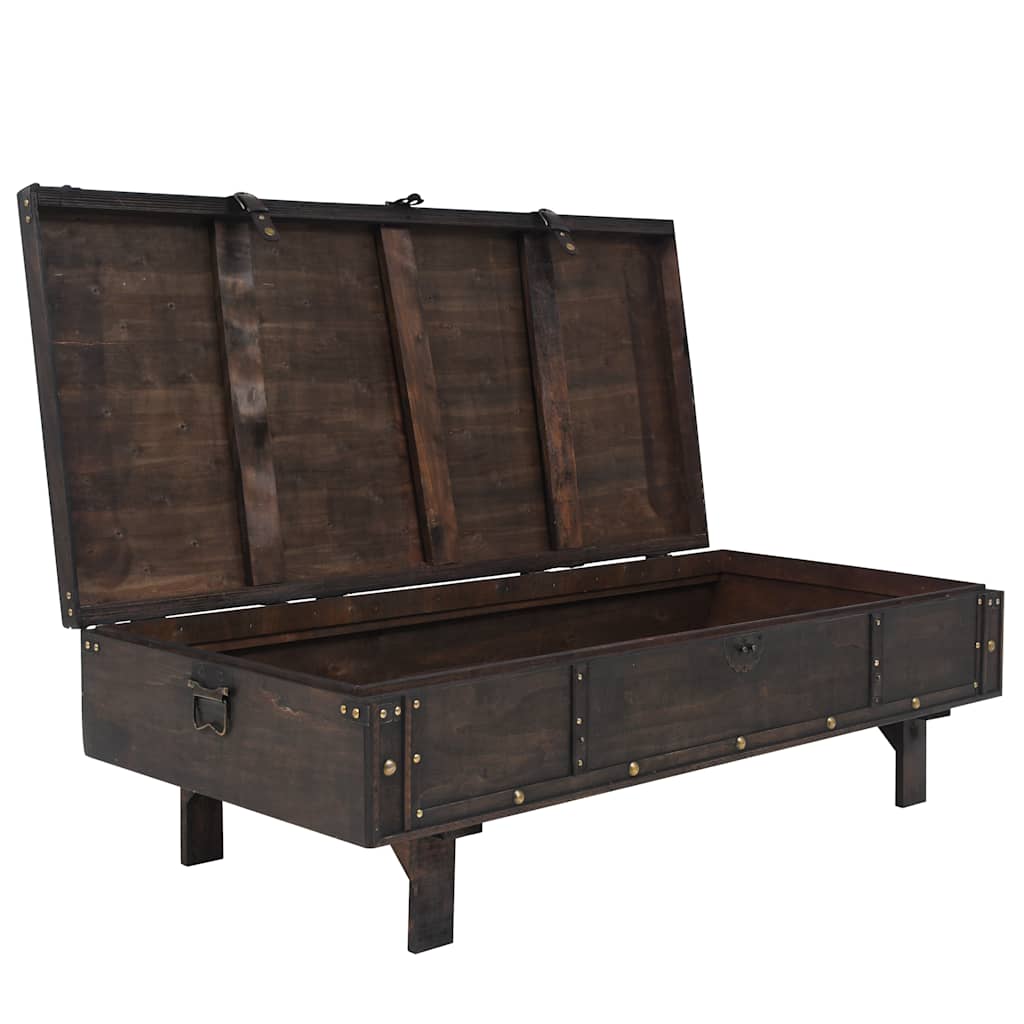Tavolino da Salotto in Compensato Vintage 120x55x35 cm