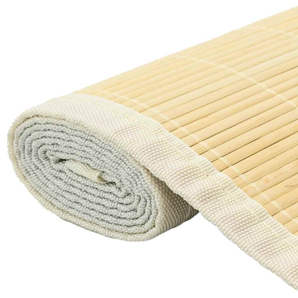 Tappeto in Bambù 160x230 cm Naturale