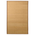 Tappeto in Bambù 100x160 cm Marrone