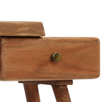 Comodino in Legno Massello d'Acacia 45x32x55cm