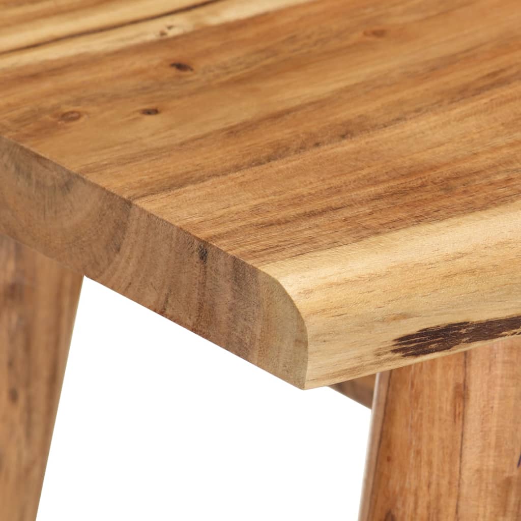 Comodino in Legno Massello d'Acacia 45x32x55cm