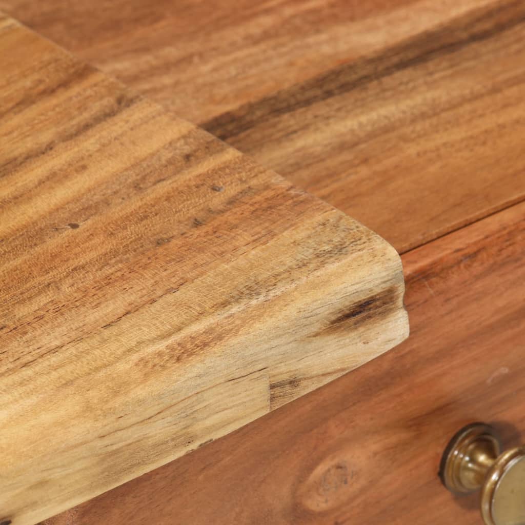 Comodino in Legno Massello d'Acacia 45x32x55cm