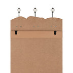 Appendiabiti da Parete con 6 Ganci 120x40 cm