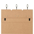Appendiabiti da Parete con 6 Ganci FAMILY 120x40 cm
