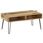 Tavolino da Salotto in Legno Massello di Mango 100x60x45 cm