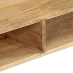Tavolino da Salotto in Legno Massello di Mango 100x60x45 cm