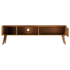 Mobile Porta TV 140x30x40cm in Legno Massello di Acacia