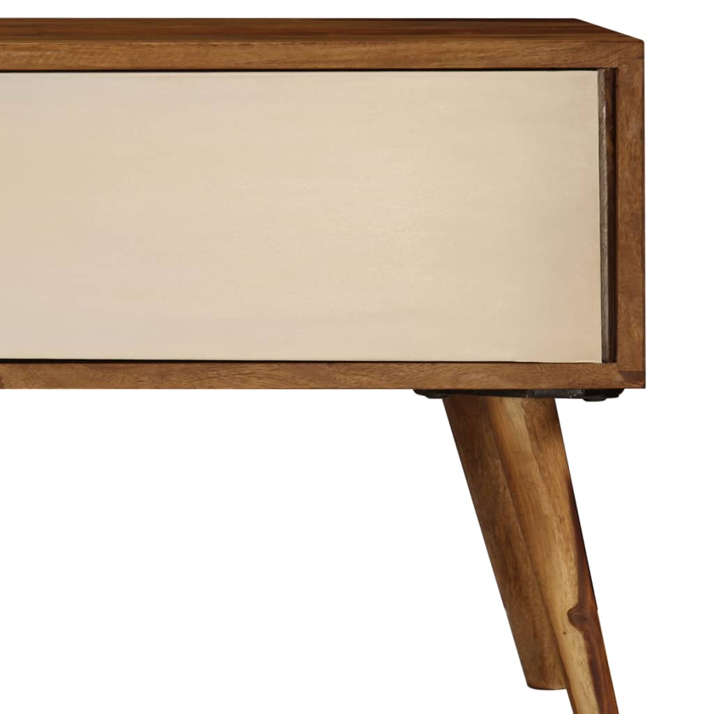 Mobile Porta TV 140x30x40cm in Legno Massello di Acacia