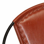 Sedia Marrone in Vera Pelle