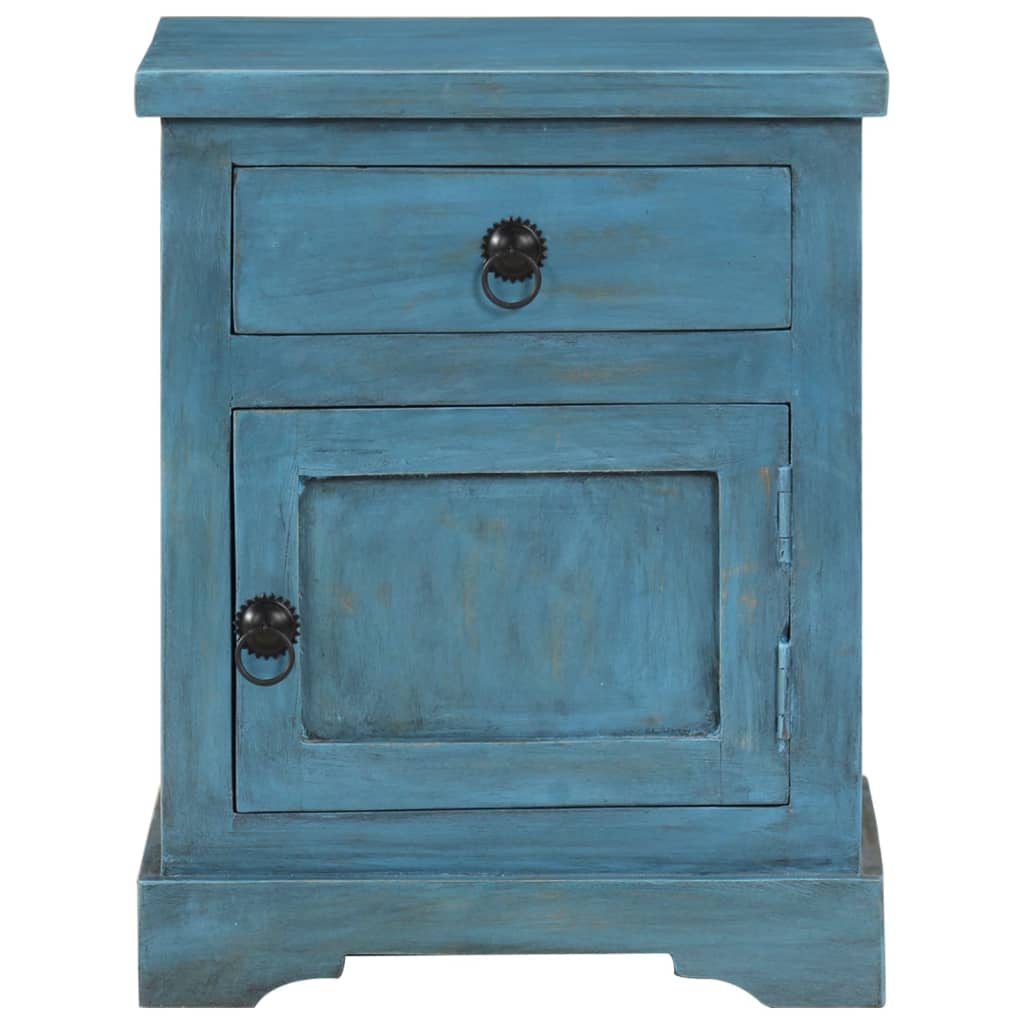 Comodino in Legno Massello di Mango 40x30x50 cm