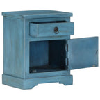 Comodino in Legno Massello di Mango 40x30x50 cm