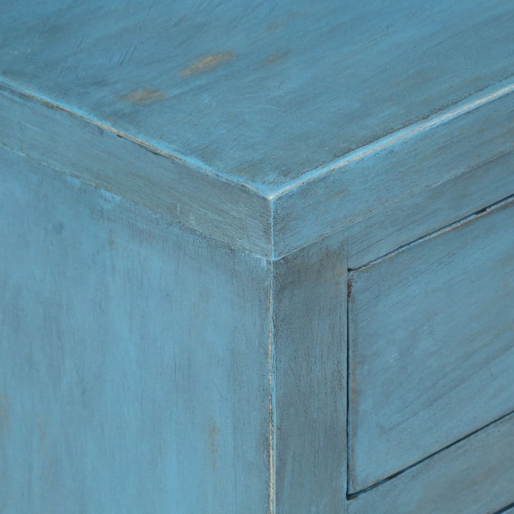 Comodino in Legno Massello di Mango 40x30x50 cm