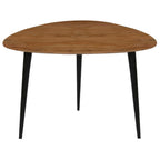 Set Tavolini da Salotto 3 pz in Legno Massello d'Acacia