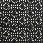 Tavolino da Salotto Pieghevole Vintage Metallo 100x50x45cm Nero