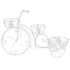 Piedistallo per Piante a Forma di Bici in Stile Vintage Metallo