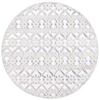 Set Piedistalli per Piante 3 pz Vintage Effetto Bianco Anticato