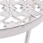 Set Piedistalli per Piante 3 pz Vintage Effetto Bianco Anticato