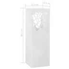 Porta Ombrelli Stile Pietre in Acciaio Bianco