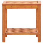 Tavolinetto in Legno Massello di Acacia 45x33x45 cm