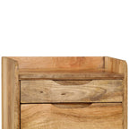 Comodino in Legno Massello di Mango 40x30x59,5 cm