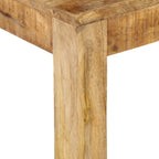 Tavolino da Salotto in Legno Massello di Mango 80x80x40cm