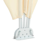Tenda Laterale per Terrazza Pieghevole Crema 400x200 cm