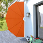 Tenda Laterale per Terrazza Pieghevole Terracotta 160 cm