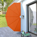 Tenda Laterale per Terrazza Pieghevole Terracotta 200 cm