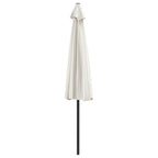 Ombrellone da Balcone Palo in Alluminio Sabbia 300x155cm a Metà