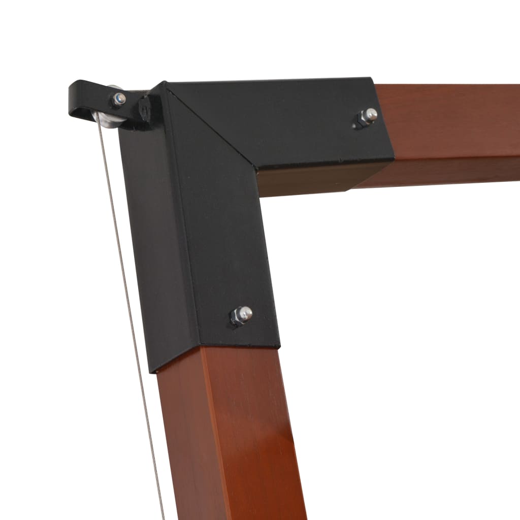 Ombrellone a Sbalzo con Palo in Legno 400x300 cm Tortora