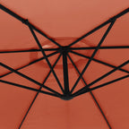 Ombrellone a Sbalzo Palo in Alluminio 350 cm Terracotta