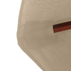 Ombrellone da Esterni con Palo in Legno 350 cm Grigio Talpa