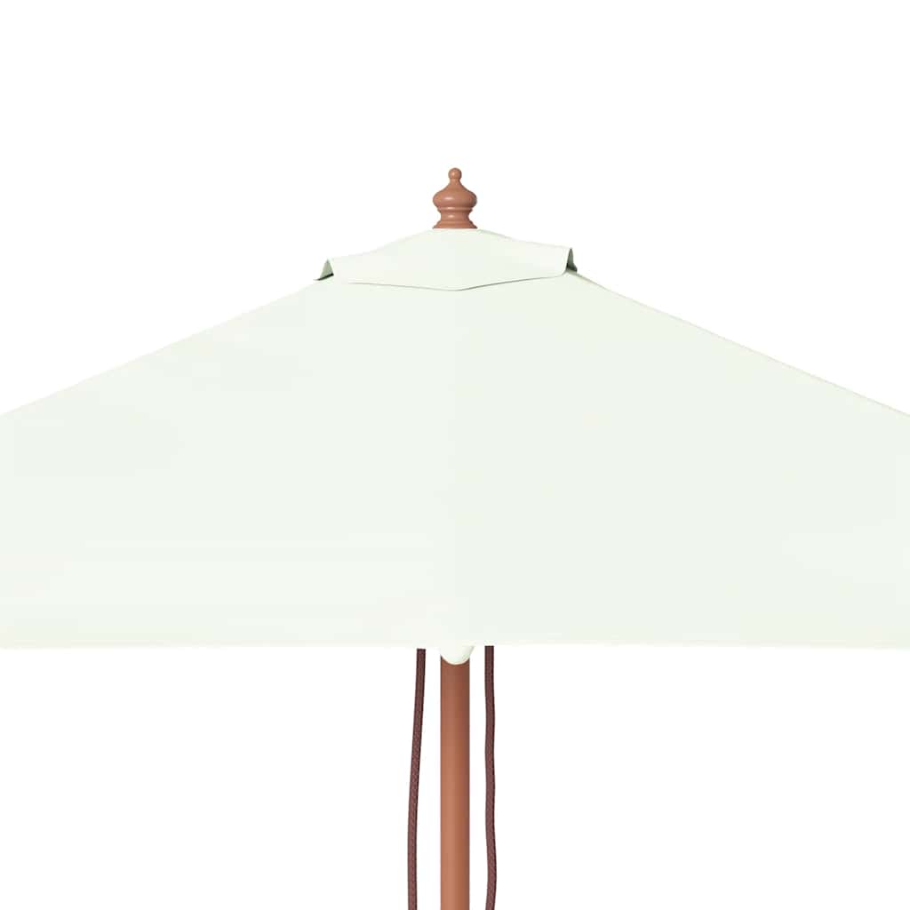 Ombrellone da Esterni con Palo in Legno 150x200 cm Sabbia