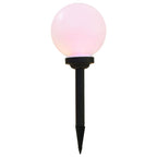 Lampade Solari da Esterni Sferiche 3 pz LED RGB 20 cm